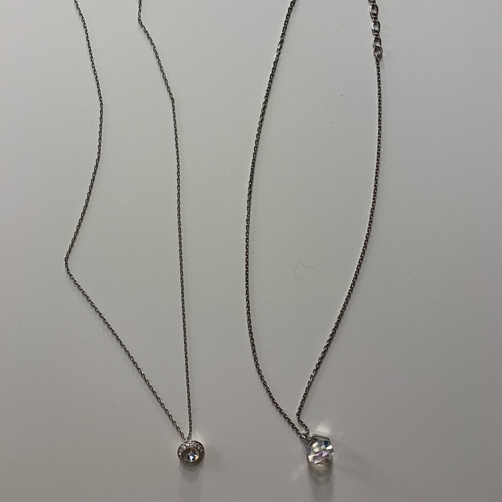 Lot of 2 Swarovski Necklaces